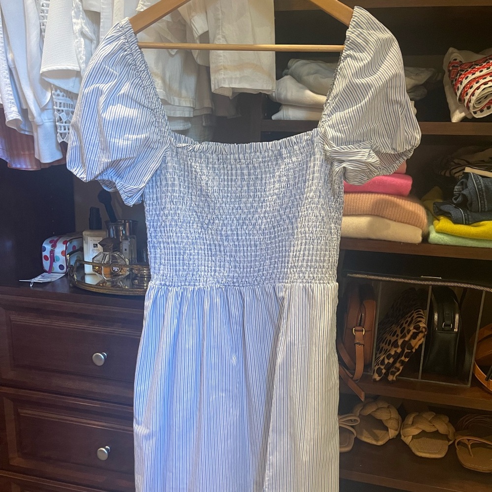 Jcrew puff sleeve dress